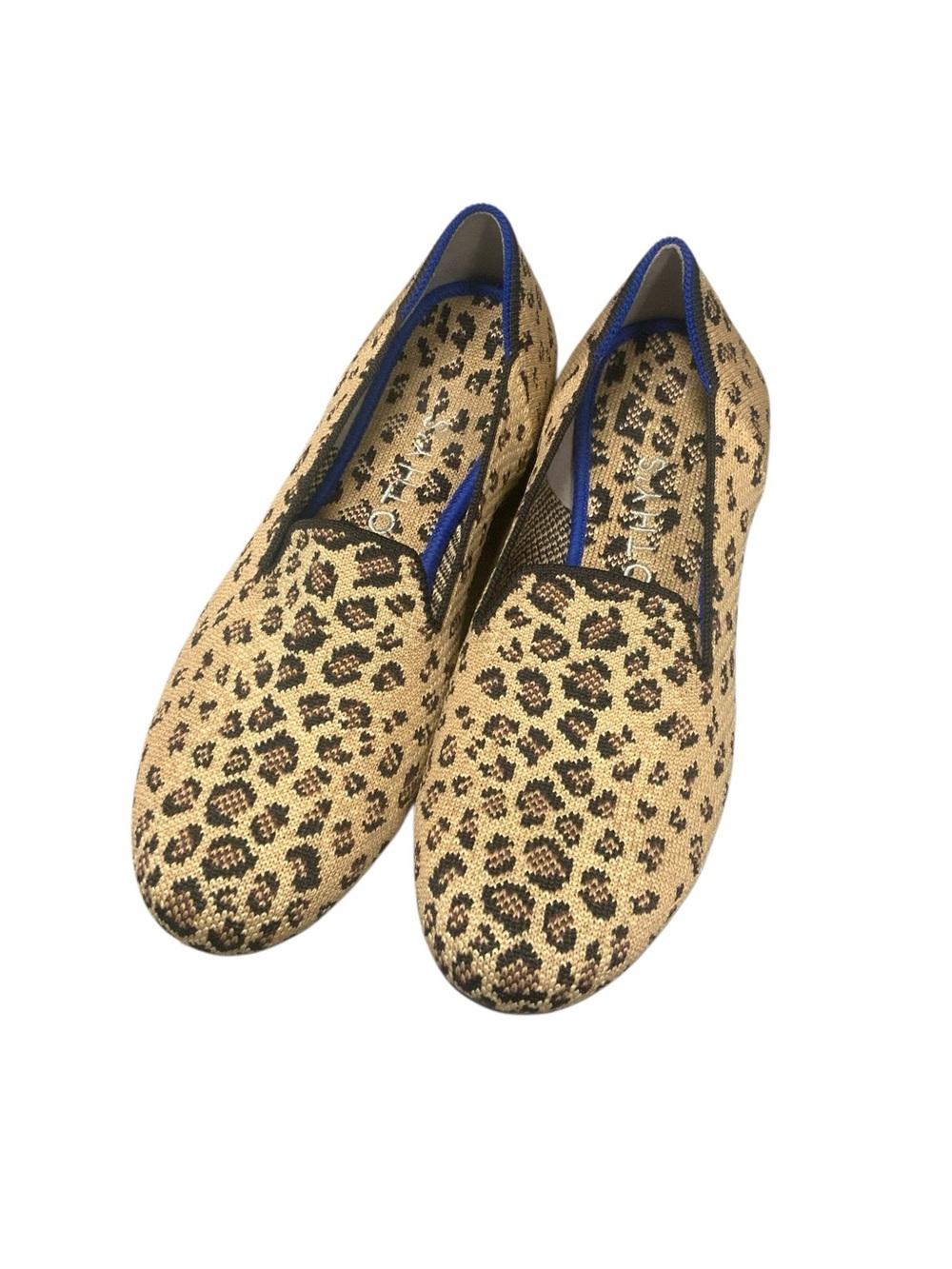 Rothy's Retired Leopard Cheetah Print Loafer Ballet Flats